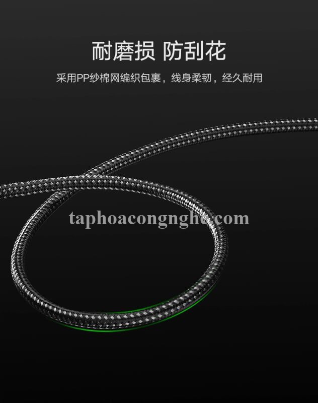 Ugreen 50110 5M màu Đen Cáp tín hiệu HDMI chuẩn 2.0 dây bọc lưới đầu hợp kim cao cấp HD131 30050110